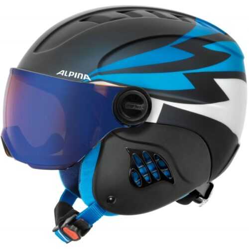 Alpina Sports CARAT LE VISOR HM PERIWINKLE modrá (54 - 58) - Dětská sjezdařská helma Alpina Sports