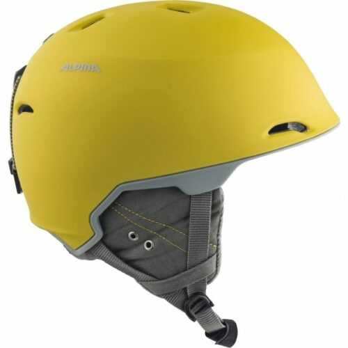 Alpina Sports MAROI žlutá (53 - 57) - Unisex lyžařská helma Alpina Sports