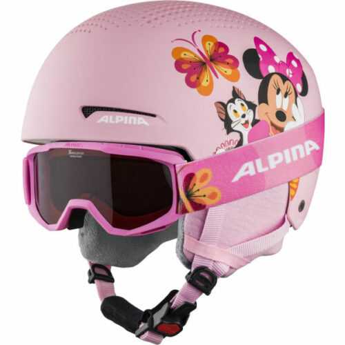 Alpina Sports ZUPO DISNEY SET (48 - 52) - Dětská lyžařská helma a brýle Alpina Sports