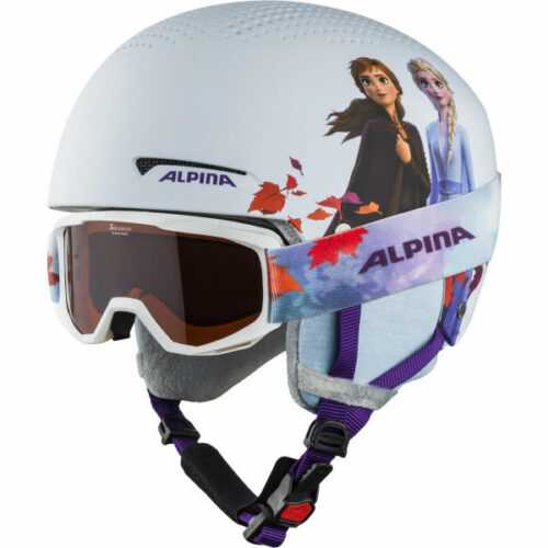 Alpina Sports ZUPO DISNEY SET (51 - 55) - Dětská lyžařská helma a brýle Alpina Sports