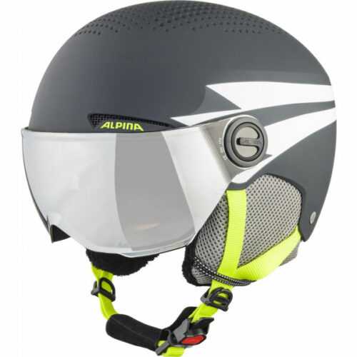 Alpina Sports ZUPO VISOR (54 - 58) - Dětská lyžařská helma Alpina Sports