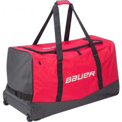Bauer CORE WHEELED BAG JR červená NS - Juniorská hokejová taška Bauer