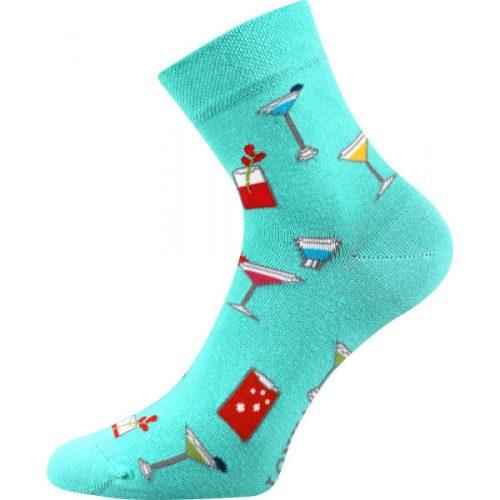 Boma PATTE 043 modrá 35 - 38 - Vysoké ponožky Boma