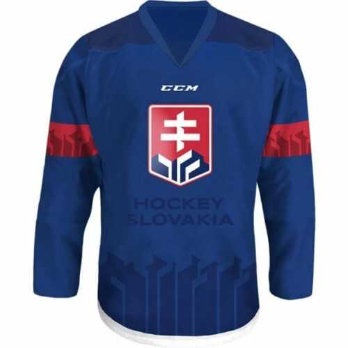 CCM FANDRES HOCKEY SLOVAKIA modrá 3XS - Dětský hokejový dres CCM