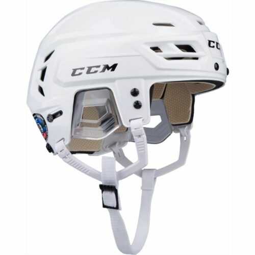 CCM TACKS 110 SR bílá (50 - 54) - Hokejová helma CCM