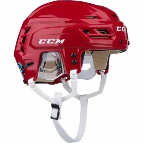 CCM TACKS 110 SR červená (57 - 62) - Hokejová helma CCM