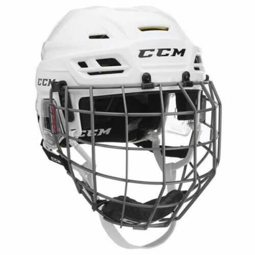 CCM TACKS 310C SR COMBO bílá S - Hokejová helma CCM