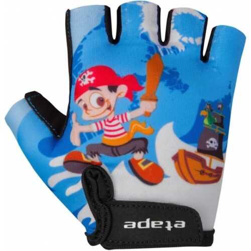 Etape REX modrá 5-6 - Dětské cyklistické rukavice Etape