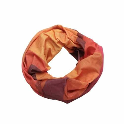 Finmark DĚTSKÝ MULTIFUNKČNÍ ŠÁTEK oranžová UNI - Dětský multifunkční šátek Finmark