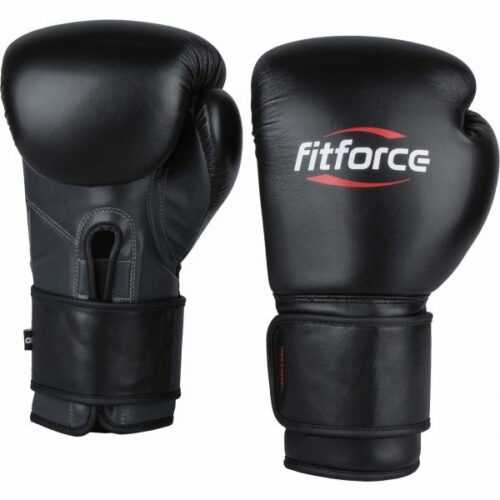 Fitforce PATROL černá 12 - Tréninkové boxerské rukavice Fitforce