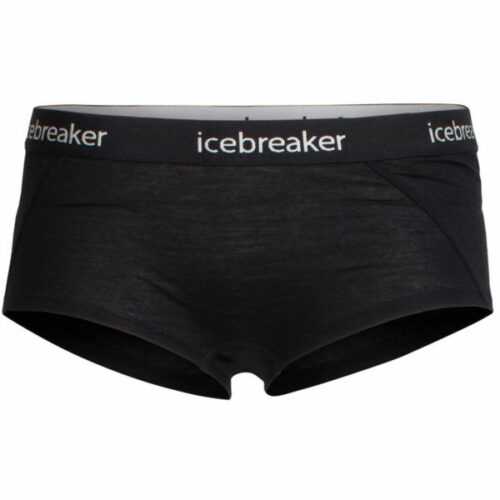 Icebreaker SPRITE HOT PANTS černá L - Dámské kalhotky Icebreaker