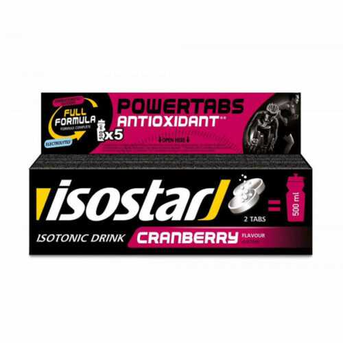 Isostar TABLETY BOX BRUSINKA 120 G NS - Rozpustný isotonický nápoj v tabletách Isostar