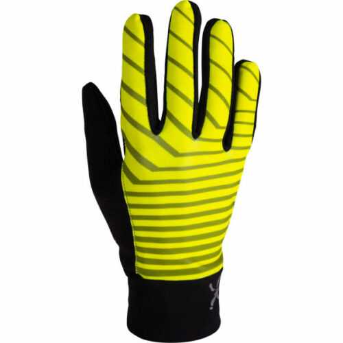 Klimatex ACAT žlutá L - Zimní běžecké rukavice Klimatex