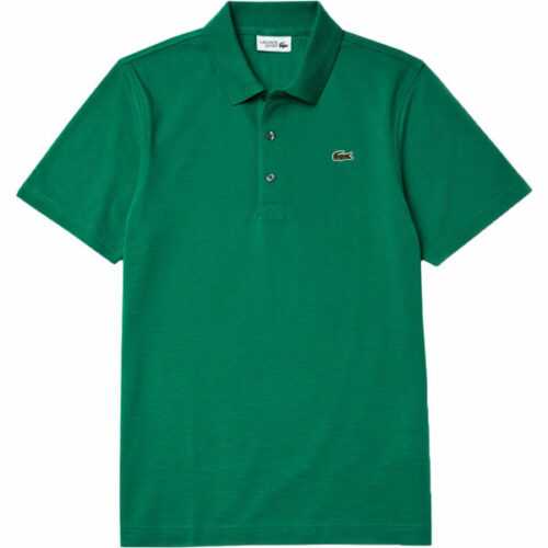 Lacoste MEN S/S POLO tmavě zelená S - Pánské polo tričko Lacoste