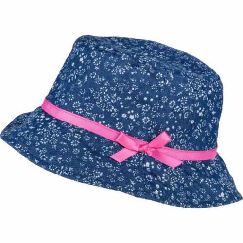 Lewro JANKA modrá 4-7 - Dívčí plátěný klobouček Lewro