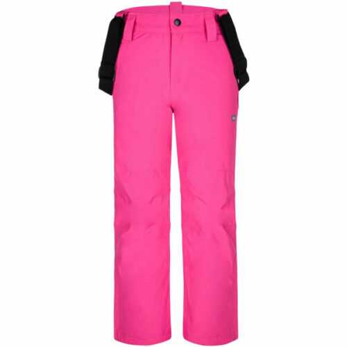 Loap FUXI růžová 146 - Dětské lyžařské kalhoty Loap