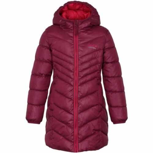 Loap INOKA růžová 122-128 - Dívčí kabát Loap
