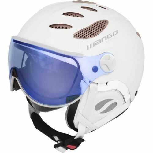 Mango CUSNA VIP bílá (58 - 60) - Unisex lyžařská přilba s visorem Mango