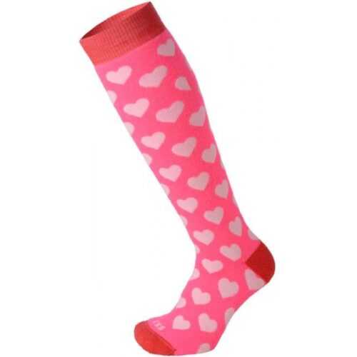 Mico KIDS PROTECTION růžová XL - Juniorksé lyžařské ponožky Mico