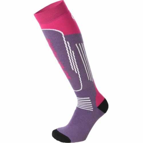 Mico SUPERTHERMO JR fialová S - Dětské lyžařské ponožky Mico