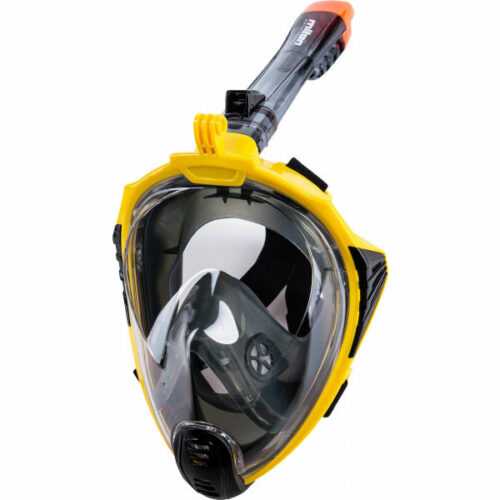 Miton UTILA 2 žlutá L/XL - Celoobličejová šnorchlovací maska Miton
