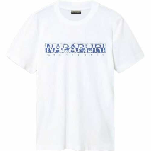 Napapijri SOLANOS bílá M - Pánské tričko Napapijri