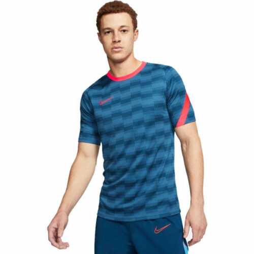 Nike DRY ACDPR TOP SS GX FP M modrá L - Pánské fotbalové tričko Nike