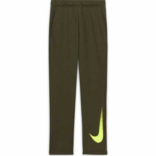 Nike DRY FLC PANT GFX2 B zelená M - Chlapecké kalhoty Nike