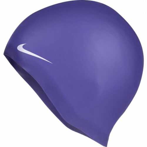 Nike SOLID SILICONE fialová NS - Plavecká čepice Nike