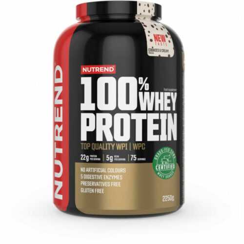 Nutrend 100% WHEY PROTEIN 2250 g COOKIES-CREAM - Protein Nutrend