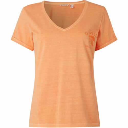 O'Neill LW GIULIA T-SHIRT oranžová S - Dámské tričko O'Neill