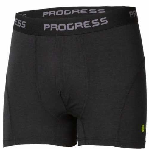 Progress E SKN BAMBUS černá M - Pánské boxerky Progress