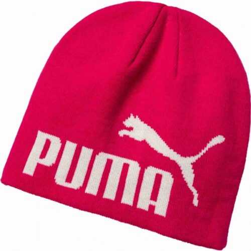 Puma ESS BIG CAT BEANIE JNR růžová UNI - Juniorská zimní čepice Puma