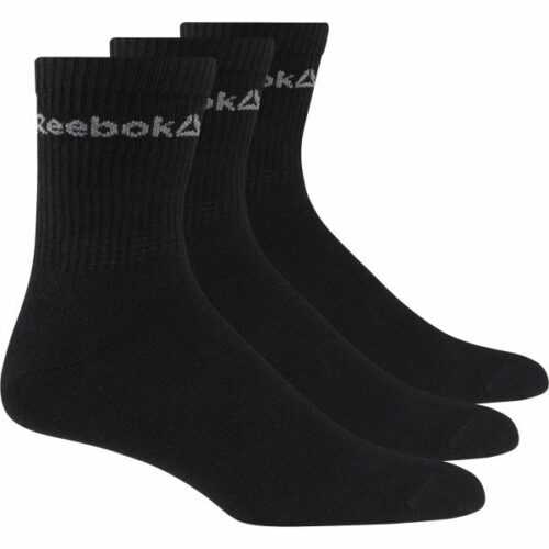 Reebok ACT CORE CREW SOCK 3P černá 39 - 42 - Unisex ponožky Reebok