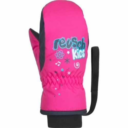 Reusch KIDS MITTEN růžová 3 - Dětské lyžařské rukavice Reusch