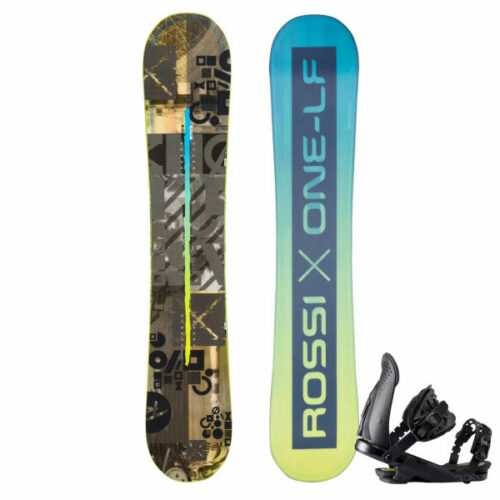 Rossignol ONE LF WIDE + CUDA M/L 161 - Pánský snowboard set Rossignol