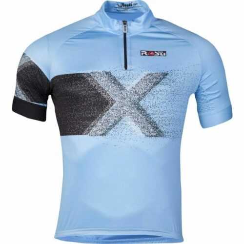Rosti X KR ZIP modrá 2xl - Pánský cyklistický dres Rosti