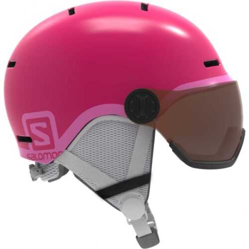 Salomon GROM VISOR růžová (53 - 56) - Dětská lyžařská helma Salomon