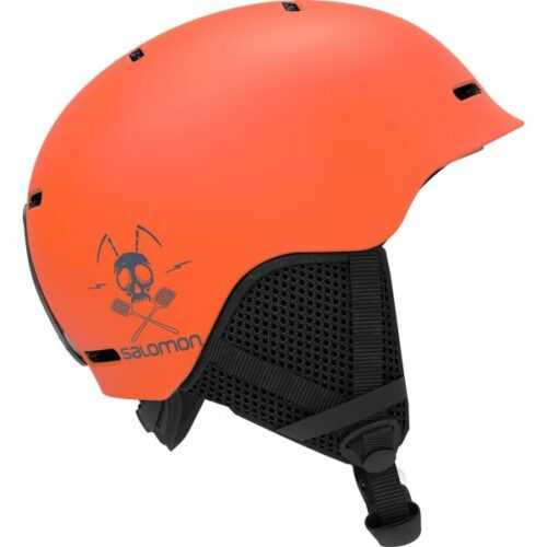 Salomon GROM oranžová (53 - 56) - Juniorská lyžařská helma Salomon