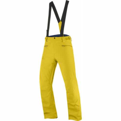 Salomon STANCE PANT M žlutá 2XL - Pánské lyžařské kalhoty Salomon