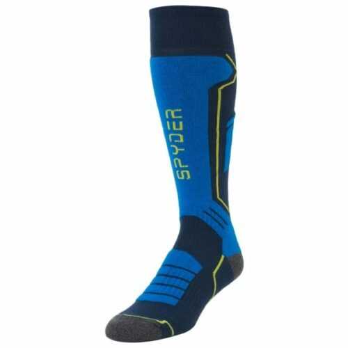Spyder VELOCITY modrá M - Pánské lyžařské ponožky Spyder