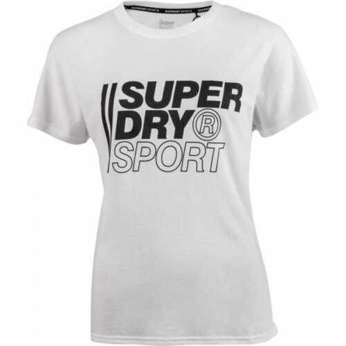 Superdry CORE SPORT GRAPHIC TEE bílá 8 - Pánské tričko Superdry