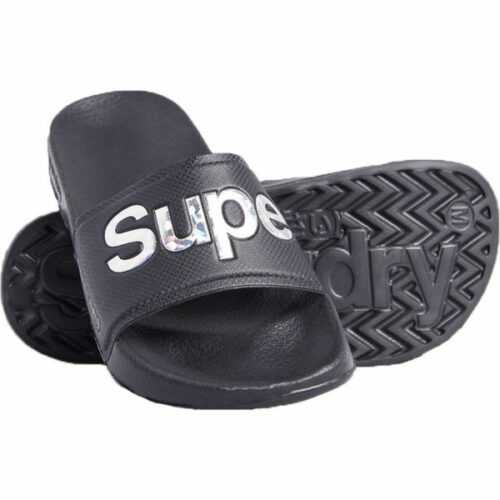 Superdry HOLO INFIL POOL SLIDE černá 36/37 - Dámské pantofle Superdry