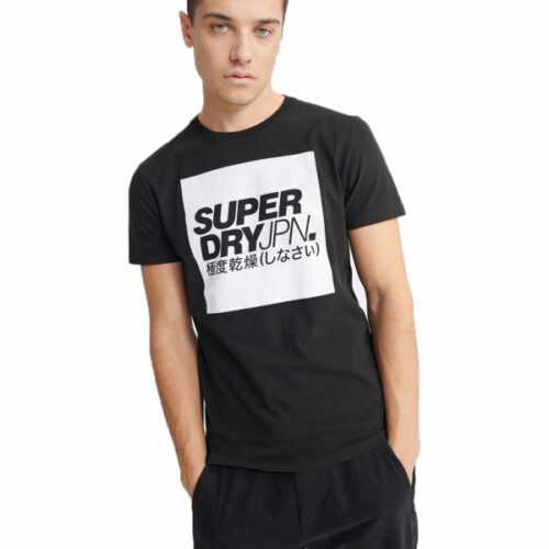 Superdry JPN BLOCK TEE černá L - Pánské tričko Superdry