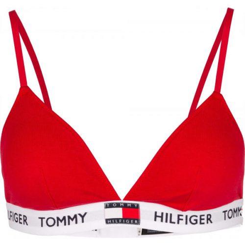 Tommy Hilfiger PADDED TRIANGLE BRA červená S - Dámská podprsenka Tommy Hilfiger