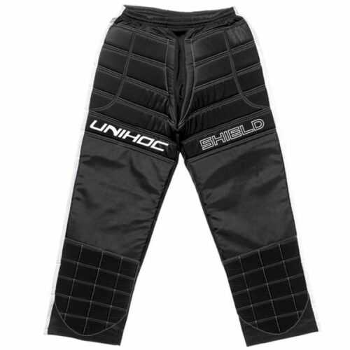 Unihoc SHIELD PANTS černá XL - Florbalové brankářské kalhoty Unihoc
