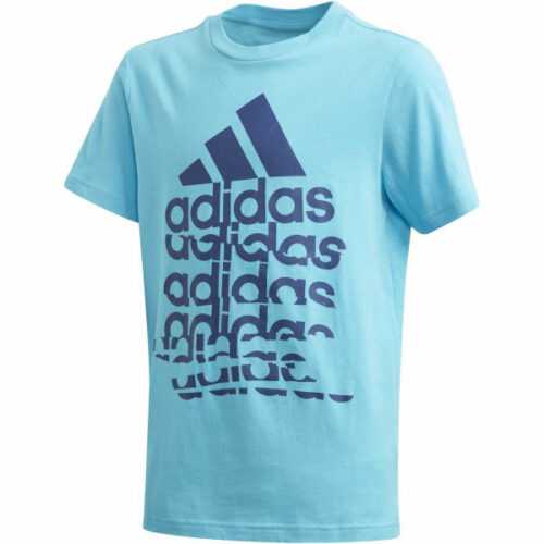 adidas YB BADGE OF SPORTS TEE 116 - Chlapecké tričko adidas
