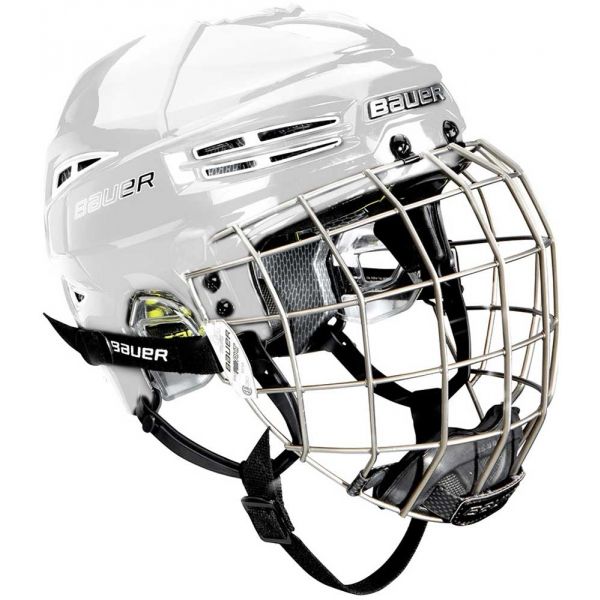 Bauer RE-AKT 100 YTH COMBO bílá (49 - 53) - Dětská hokejová helma s mřížkou Bauer