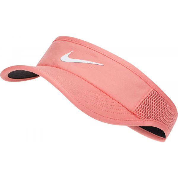 Nike AROBILL FTHRLT VISOR ADJ W růžová UNI - Dámský kšilt Nike