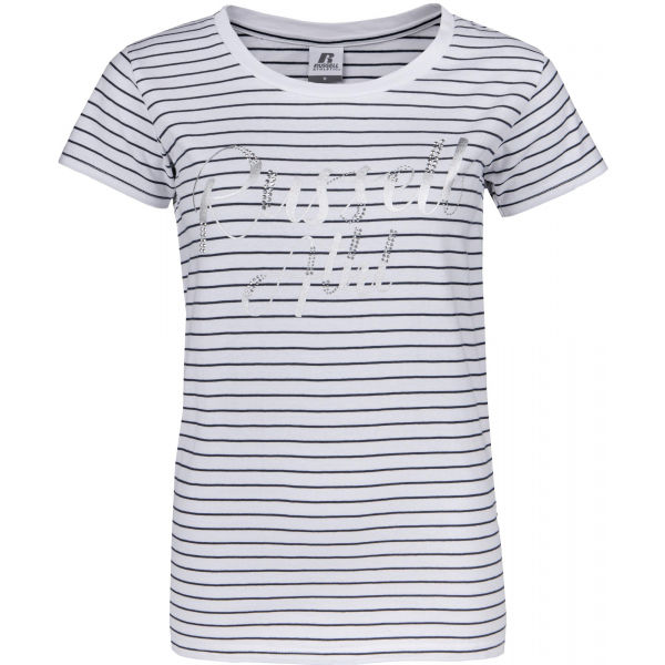 Russell Athletic SL STRIPED S/S TEE S - Dámské tričko Russell Athletic